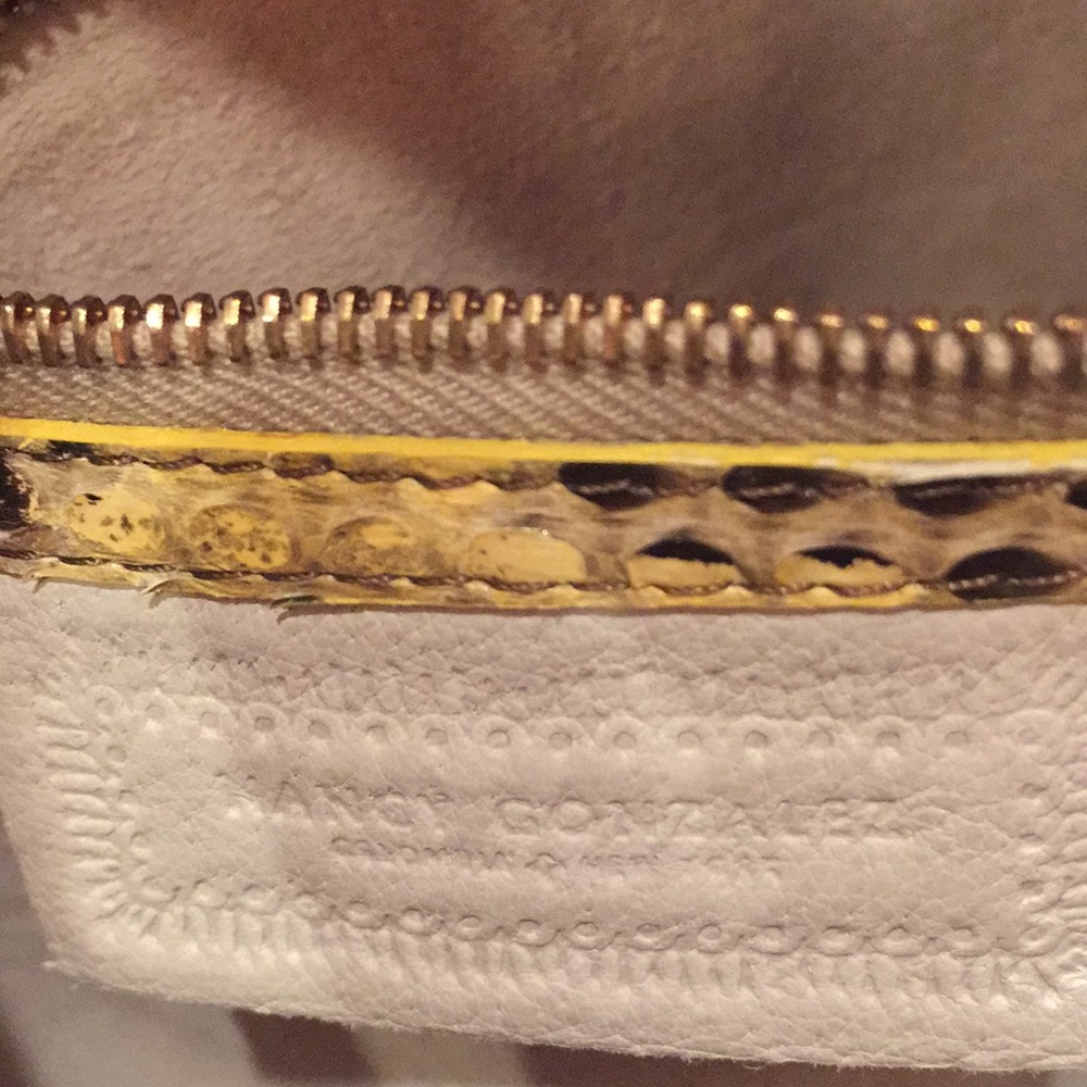 Nancy Gonzalez genuine python bag